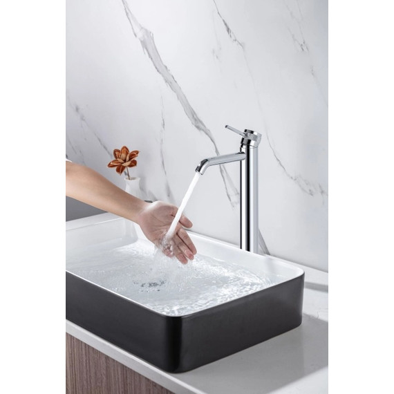 Смеситель для раковины высокий Allen Brau Priority 5.31A02-00 фото 5