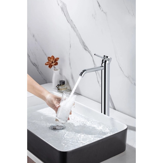 Смеситель для раковины высокий Allen Brau Priority 5.31A02-00 фото 8