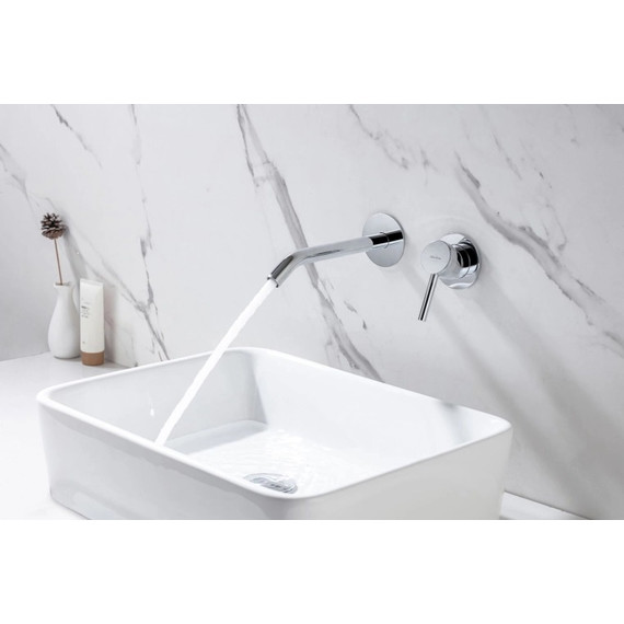 Смеситель для раковины настенный Allen Brau Priority 5.31A03-00 (со скрытой частью) фото 7