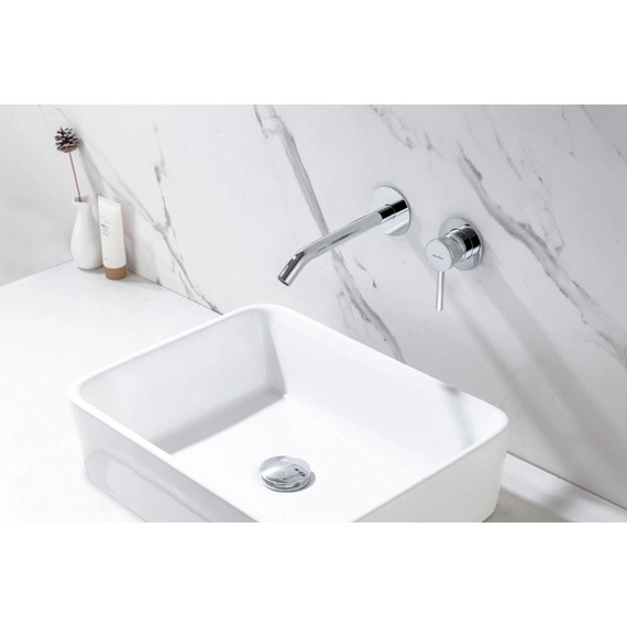 Смеситель для раковины настенный Allen Brau Priority 5.31A03-00 (со скрытой частью) фото 8