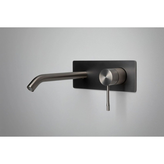 Смеситель для раковины настенный Allen Brau Priority 4.0 5.31D03-MG (со скрытой частью) графит фото 6