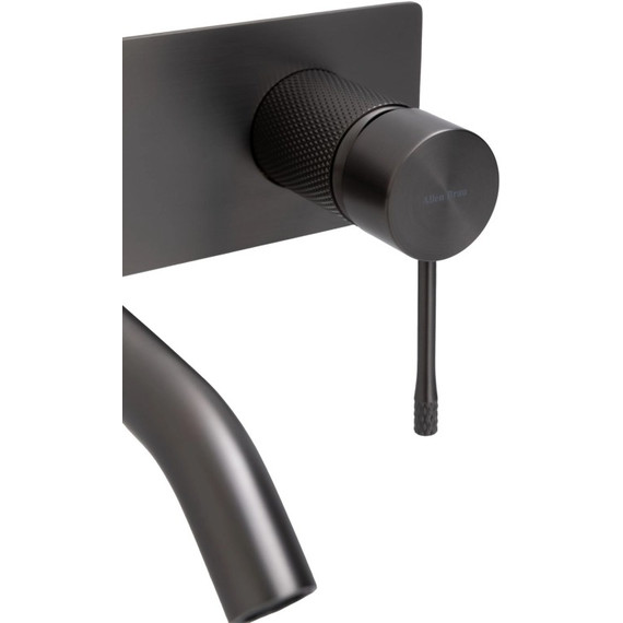 Смеситель для раковины настенный Allen Brau Priority 4.0 5.31D03-MG (со скрытой частью) графит фото 3