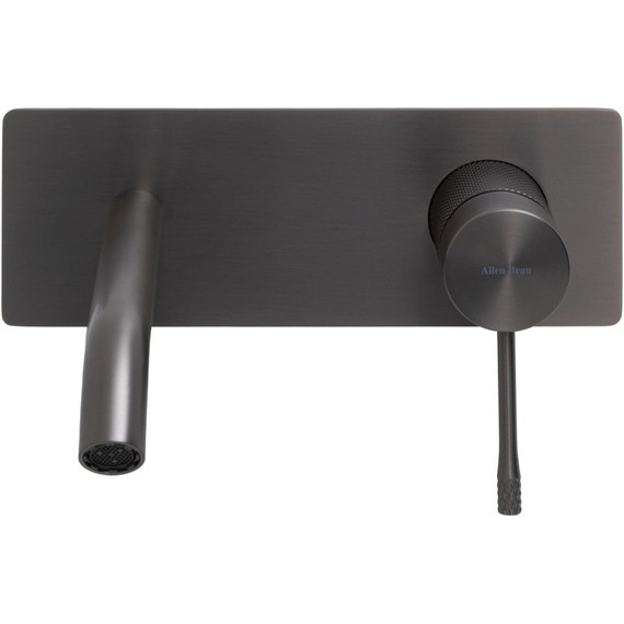 Смеситель для раковины настенный Allen Brau Priority 4.0 5.31D03-MG (со скрытой частью) графит фото 4