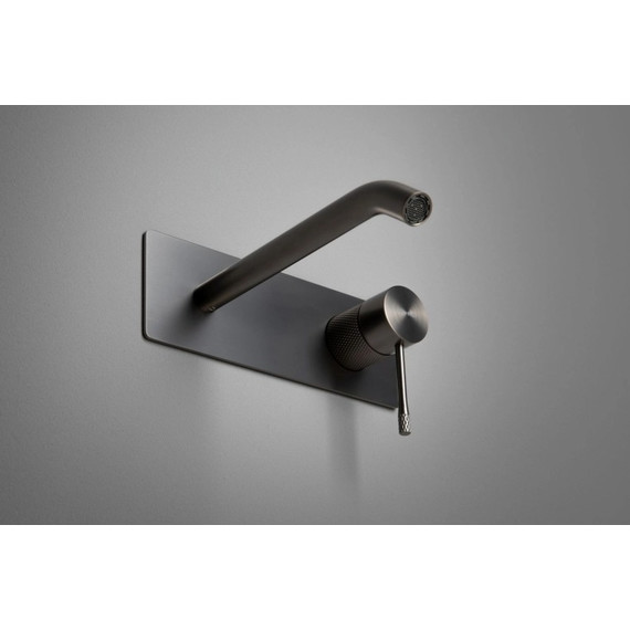 Смеситель для раковины настенный Allen Brau Priority 4.0 5.31D03-MG (со скрытой частью) графит фото 8