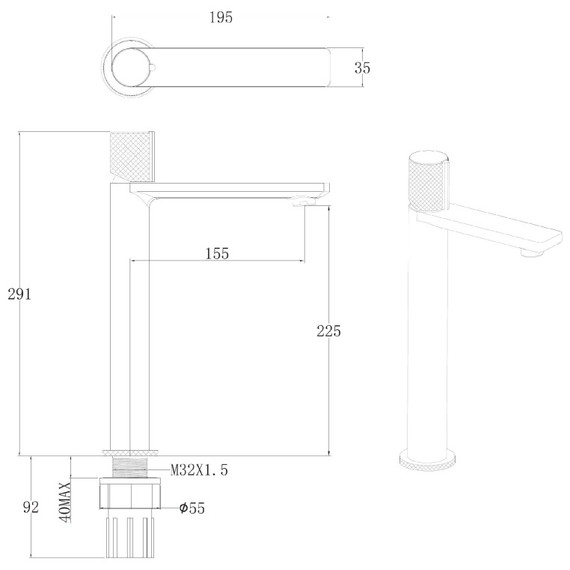 Смеситель для раковины Allen Brau Liberty 5.33002-00 фото 15