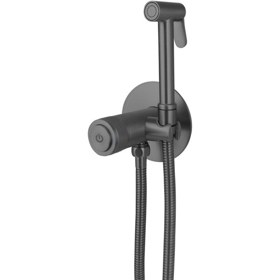 Набор для гигиенического душа Allen Brau Liberty 5.33005-MG (со скрытой частью) графит фото 