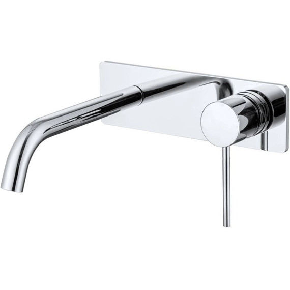 Смеситель для раковины настенный Allen Brau Glority 5.51004-00 (со скрытой частью) фото 2