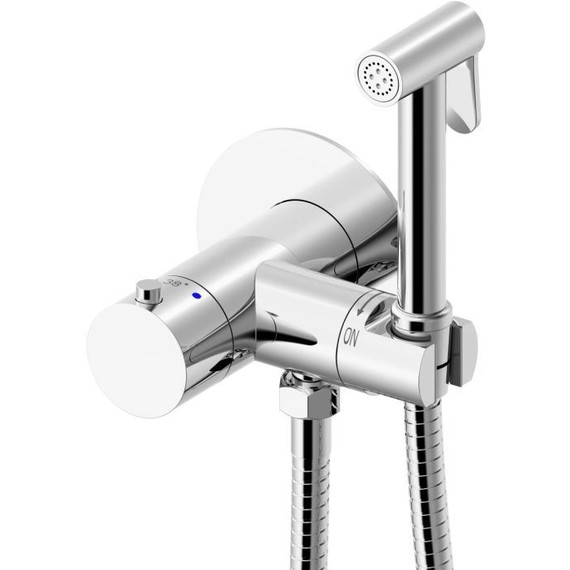 Набор для гигиенического душа с термостатом Allen Brau Thermo Rund 5.60001-00 фото 3