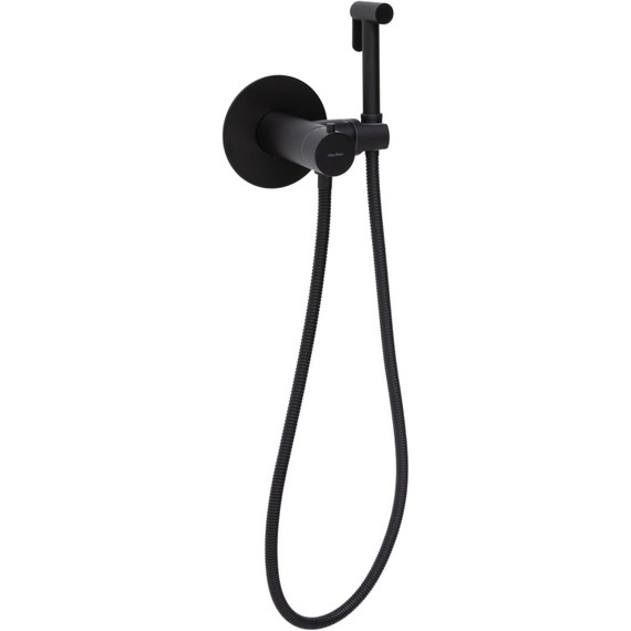 Набор для гигиенического душа с термостатом Allen Brau Thermo Rund 5.60001-31, чёрный матовый фото 2