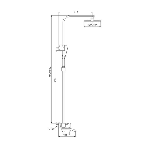 Душевая стойка Gappo Jacob G2407-8, белый/хром фото 13
