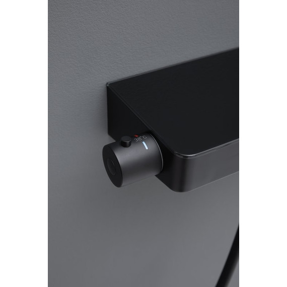 Смеситель для душа с термостатом Allen Brau Fantasy 5.11002-31, чёрный матовый фото 4