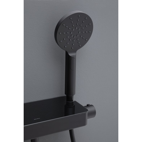 Смеситель для душа с термостатом Allen Brau Fantasy 5.11002-31, чёрный матовый фото 5