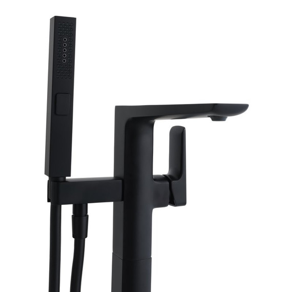 Смеситель для ванны Allen Brau Infinity 5.21009-31 (со скрытой частью) чёрный матовый фото 3