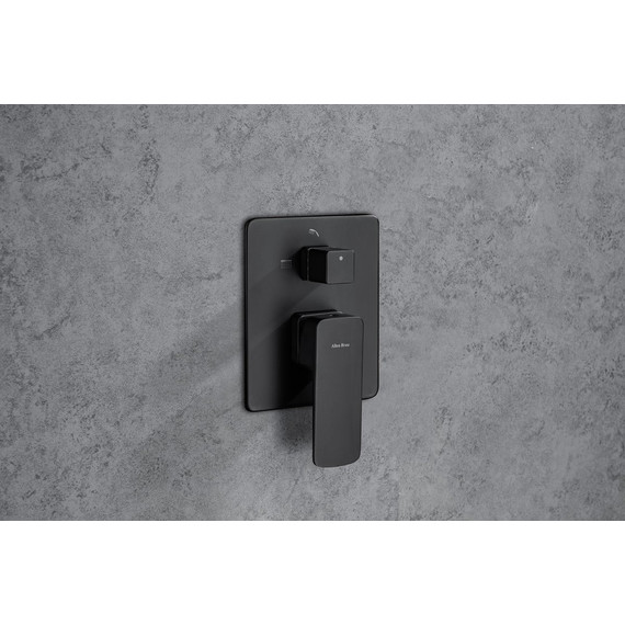 Смеситель для душа Allen Brau Infinity X2 5.21014-31 (со скрытой частью) чёрный матовый фото 3