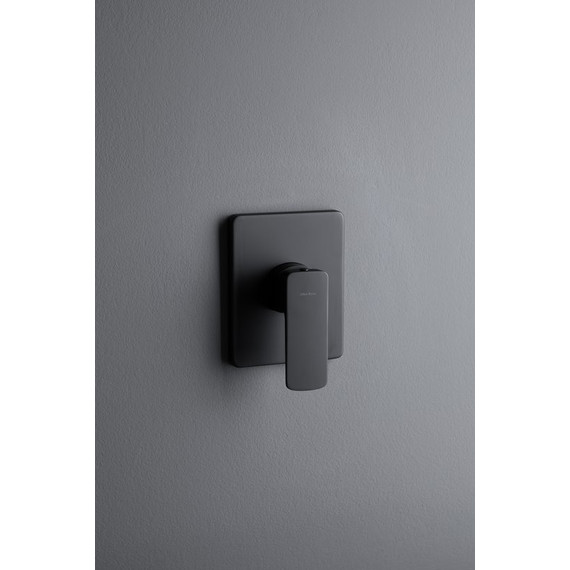 Смеситель для душа Allen Brau Infinity X1 5.21015-31 (со скрытой частью) чёрный матовый фото 2