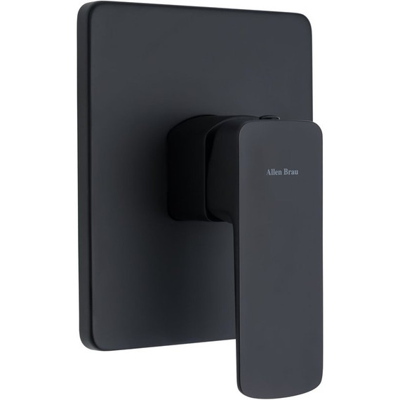 Смеситель для душа Allen Brau Infinity X1 5.21015-31 (со скрытой частью) чёрный матовый фото 
