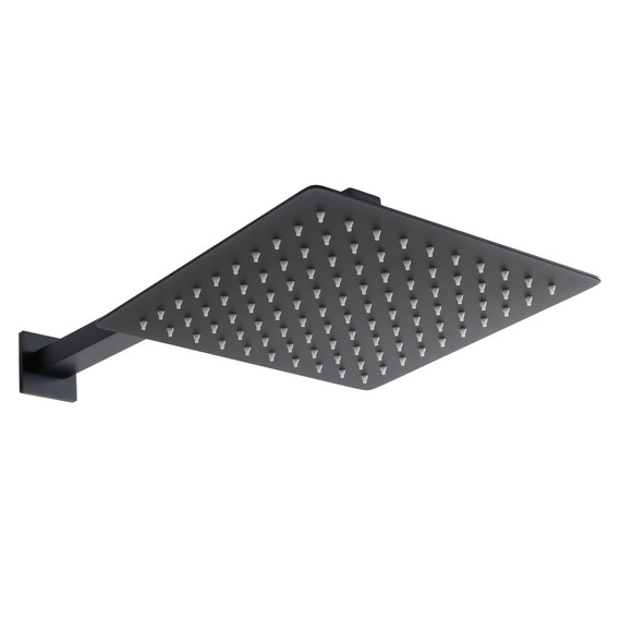 Верхний душ Allen Brau Infinity 250х250 мм 5.21019-31, чёрный матовый фото 