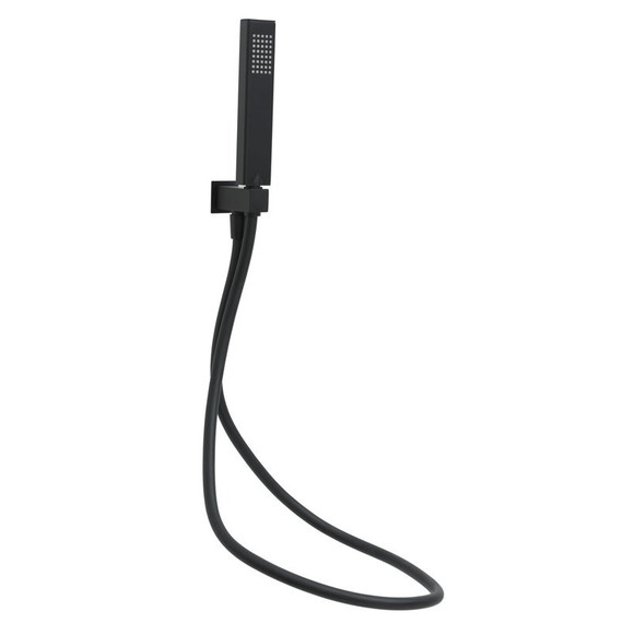 Душевой гарнитур Allen Brau Infinity 5.21021-31, чёрный матовый фото 