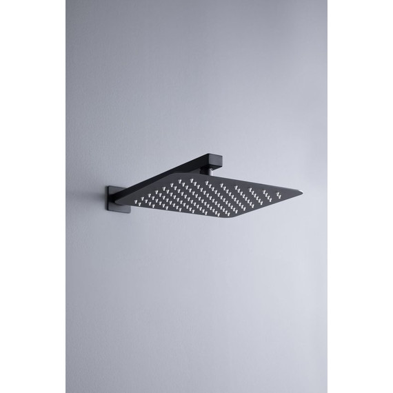 Верхний душ Allen Brau Infinity 300х300 мм 5.21A19-31, чёрный матовый фото 5