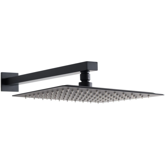Верхний душ Allen Brau Infinity 300х300 мм 5.21A19-31, чёрный матовый фото 2