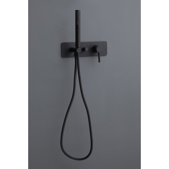 Смеситель для душа Allen Brau Priority 5.31009-31 (со скрытой частью) чёрный матовый фото 4