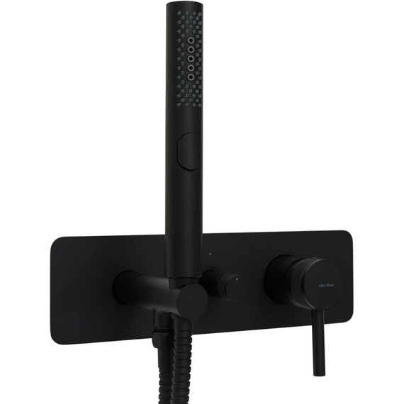 Смеситель для душа Allen Brau Priority 5.31009-31 (со скрытой частью) чёрный матовый фото 3