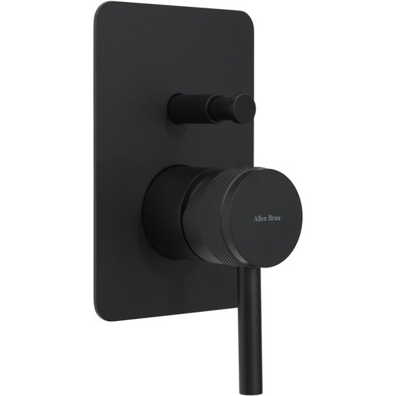 Смеситель для душа Allen Brau Priority X2 5.31011-31 (со скрытой частью) чёрный матовый фото 