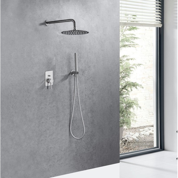 Душевой гарнитур Allen Brau Priority 5.31019-BN, никель фото 3