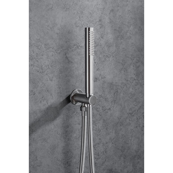 Душевой гарнитур Allen Brau Priority 5.31019-BN, никель фото 4