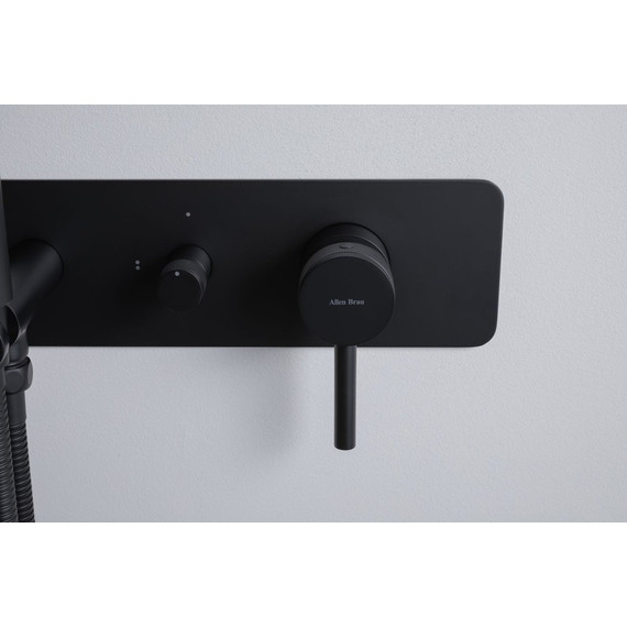 Смеситель для ванны Allen Brau Priority 5.31A05-31 (со скрытой частью) чёрный матовый фото 14