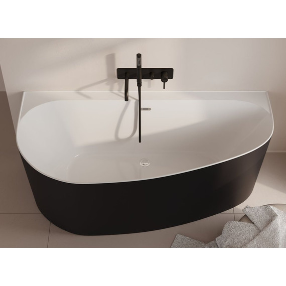 Смеситель для ванны Allen Brau Priority 5.31A05-31 (со скрытой частью) чёрный матовый фото 16