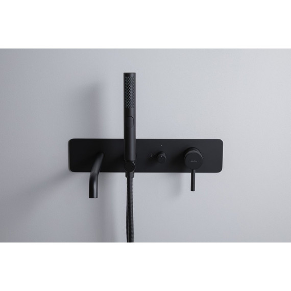 Смеситель для ванны Allen Brau Priority 5.31A05-31 (со скрытой частью) чёрный матовый фото 9