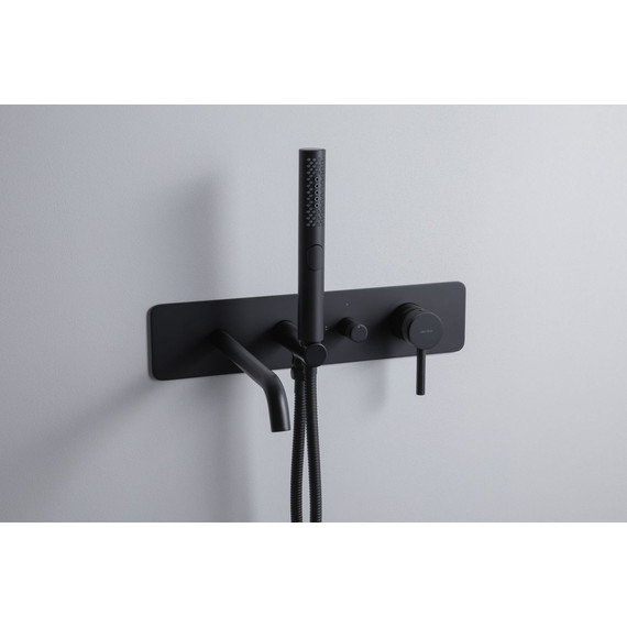 Смеситель для ванны Allen Brau Priority 5.31A05-31 (со скрытой частью) чёрный матовый фото 10