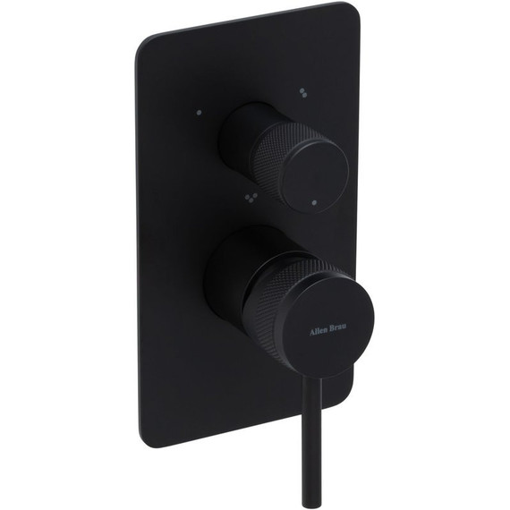 Смеситель для ванны Allen Brau Priority 5.31A11-31 (со скрытой частью) чёрный матовый фото 3