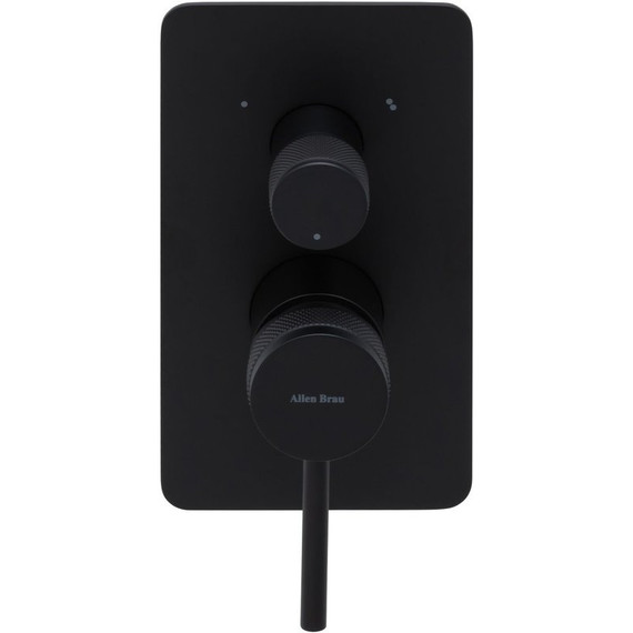 Смеситель для ванны Allen Brau Priority 5.31A11-31 (со скрытой частью) чёрный матовый фото 2