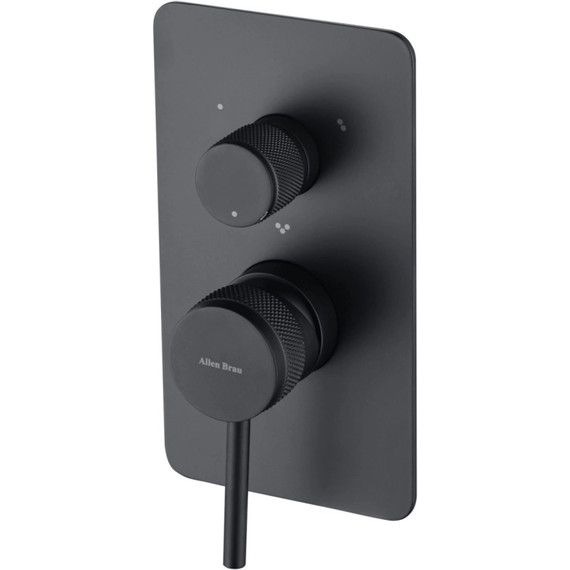 Смеситель для ванны Allen Brau Priority 5.31A11-31 (со скрытой частью) чёрный матовый фото 