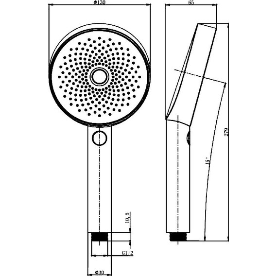 Ручной душ Allen Brau Priority 5.31B20-MG, графит фото 7