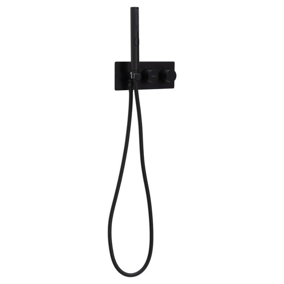 Смеситель для душа Allen Brau Liberty 5.33009-31 (со скрытой частью) чёрный матовый фото 