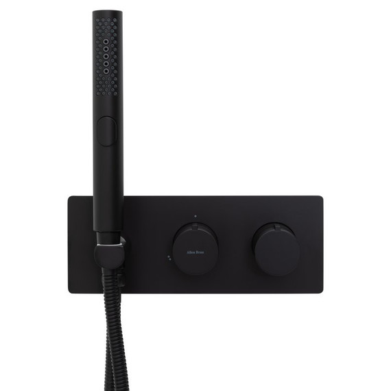 Смеситель для душа Allen Brau Liberty 5.33009-31 (со скрытой частью) чёрный матовый фото 3