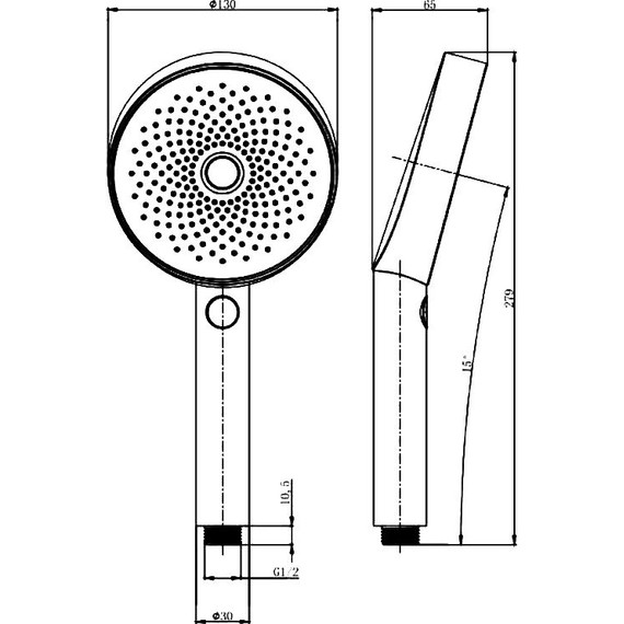 Ручной душ Allen Brau Priority 5.31B20-BN, никель фото 5