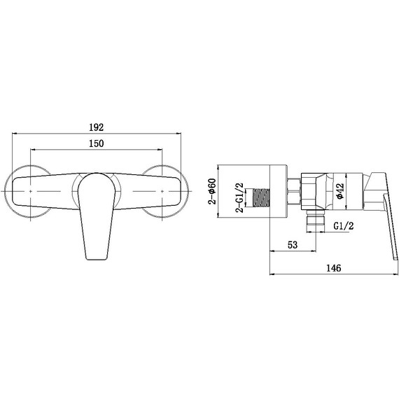 Смеситель для душа Allen Brau Eclipse 5.E1004-31, чёрный матовый фото 4