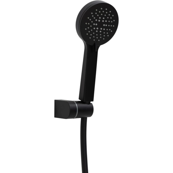 Душевой гарнитур Allen Brau Eclipse 5.E1005-31, чёрный матовый фото 