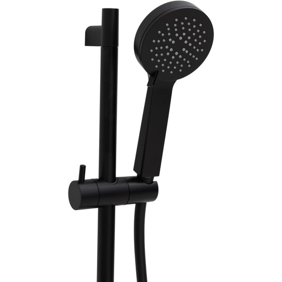 Душевой гарнитур Allen Brau Eclipse 5.E1008-31, чёрный матовый фото 3