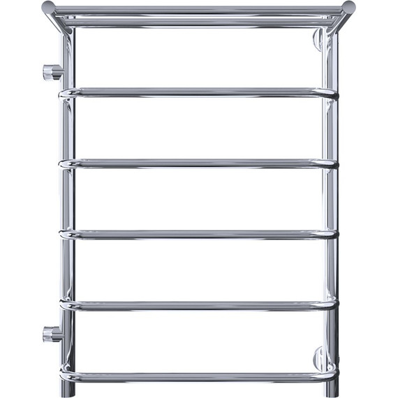 Полотенцесушитель водяной Тругор Идеал ПМ1 с полкой и боковым подводом П6 500х800 мм L 00-00026991 фото 2