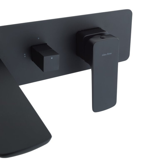 Смеситель для ванны Allen Brau Infinity 5.21007-31 (со скрытой частью) чёрный матовый фото 4
