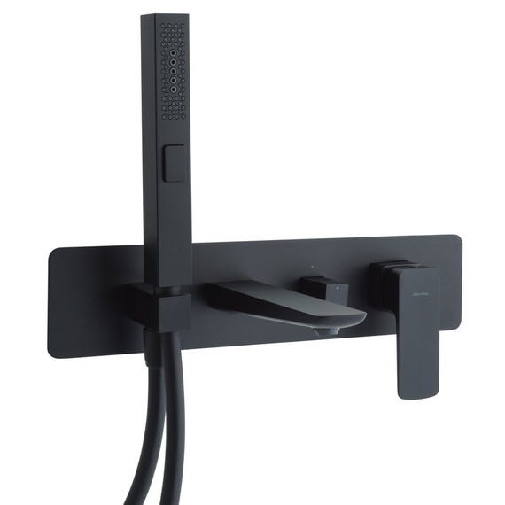 Смеситель для ванны Allen Brau Infinity 5.21007-31 (со скрытой частью) чёрный матовый фото 