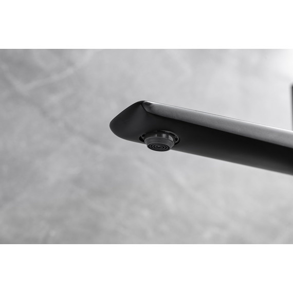 Смеситель для ванны Allen Brau Infinity 5.21009-31 (со скрытой частью) чёрный матовый фото 14