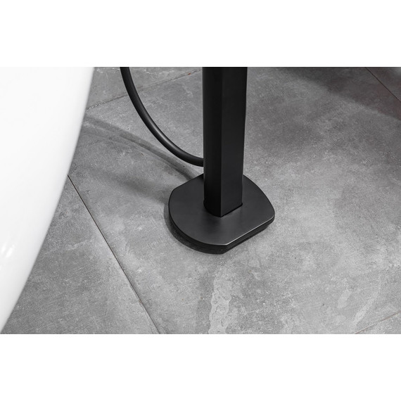 Смеситель для ванны Allen Brau Infinity 5.21009-31 (со скрытой частью) чёрный матовый фото 15