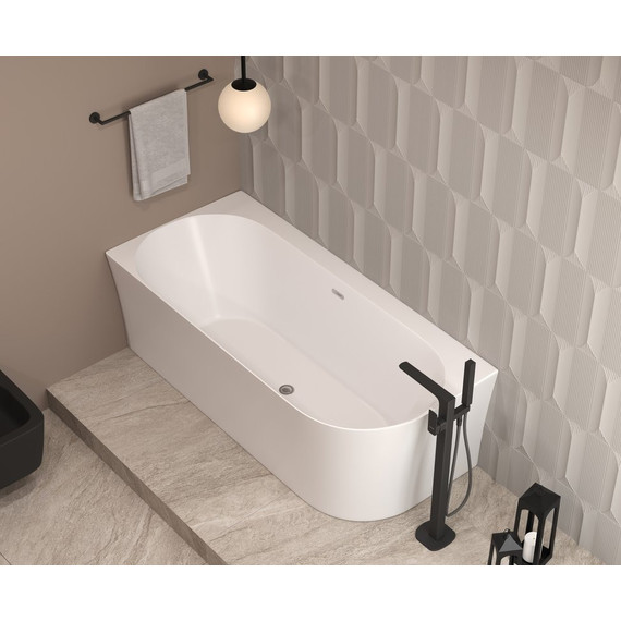 Смеситель для ванны Allen Brau Infinity 5.21009-31 (со скрытой частью) чёрный матовый фото 16