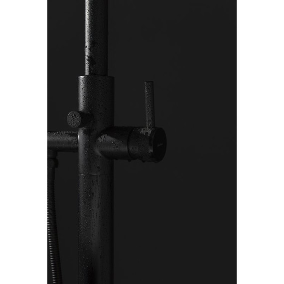 Смеситель для ванны Allen Brau Priority 5.31008-31 (со скрытой частью) чёрный матовый фото 9